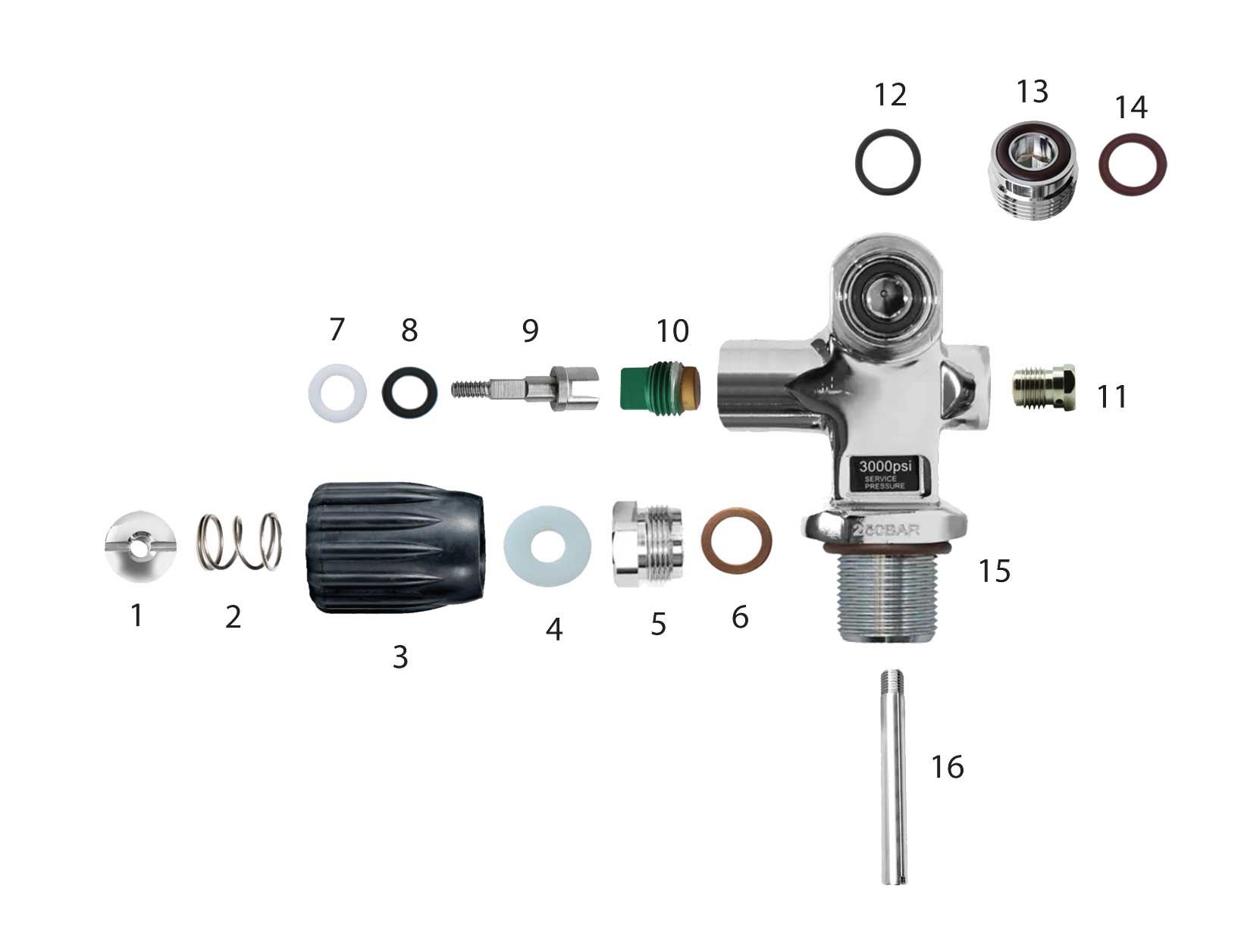 Thermo Scuba Tank Valve